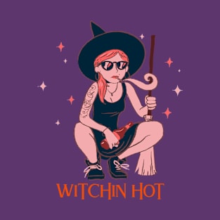 Wtichin Hot Halloween Costume design T-Shirt