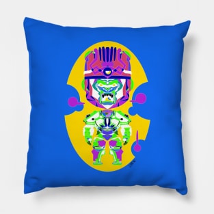 sisimite gorilla in mexican totonac wild robot patterns art Pillow