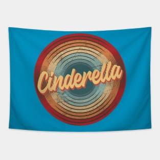 Cinderella Vintage Circle Tapestry