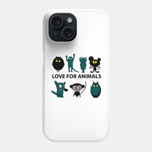Love for animals Phone Case