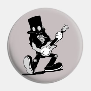 Slushy rock star guitarist in 1930s rubberhose cuphead cartoon style! Pin