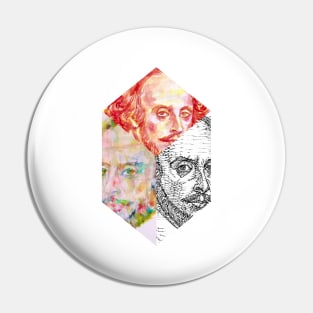 THREE TIMES WILLIAM SHAKESPEARE .4 Pin