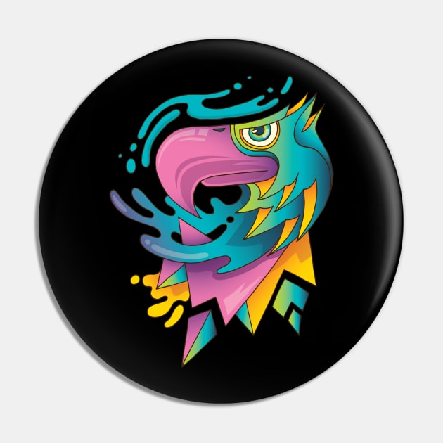 Seahawk Pin by mobiiart