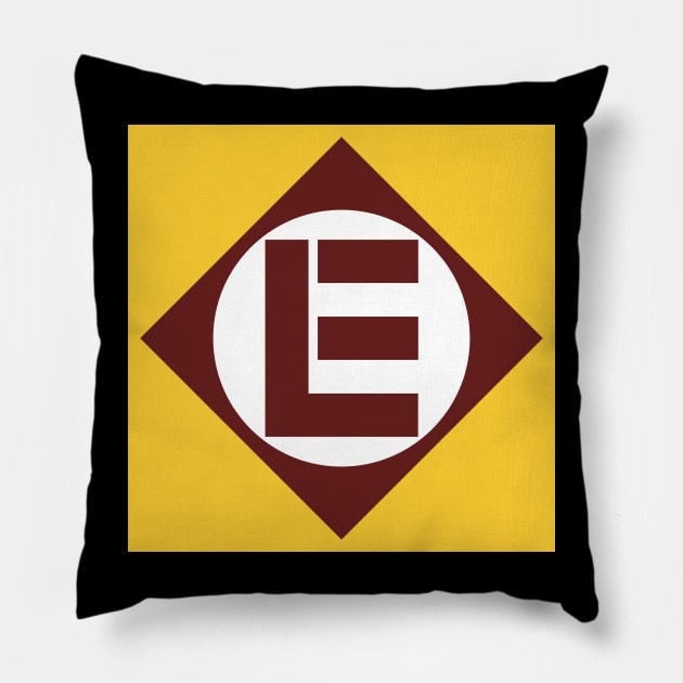 Erie Lackawanna Railway Pillow by Railway Tees For All