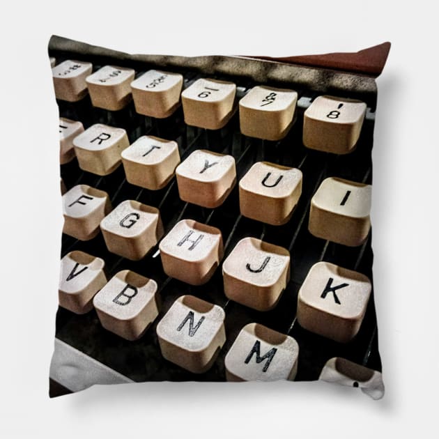 Typewriter Pillow by JadedAlice