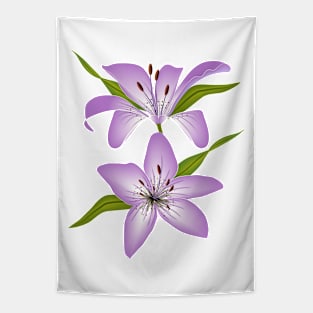 Purple Lily Tapestry