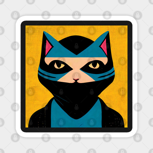 Ninja Cat Em Ação Criado Com Tecnologia Ai Generosa Ilustração