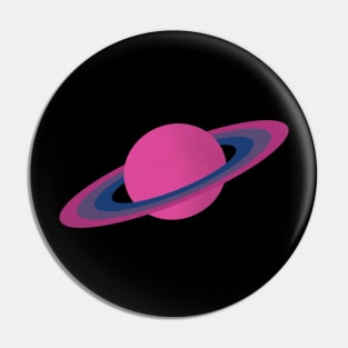 Bi Pride Planet Pin