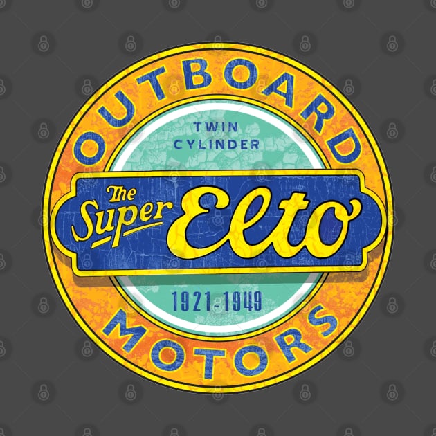 Elto Vintage Outboard Motors USA by Midcenturydave