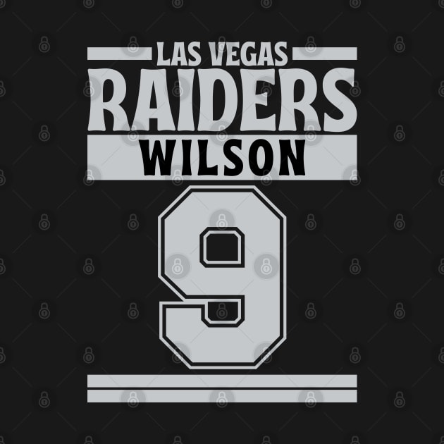 Las Vegas Raiders Wilson 9 Edition 3 by Astronaut.co