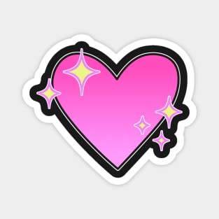 Heart and sparks Magnet