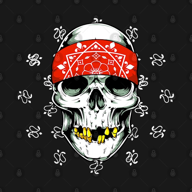 Skull Bandana by DARSHIRTS