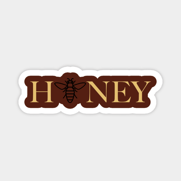 Honey Bee Magnet by GomaDigital