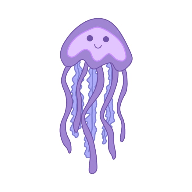 Purple Jellyfish by Aesthetically Saidie