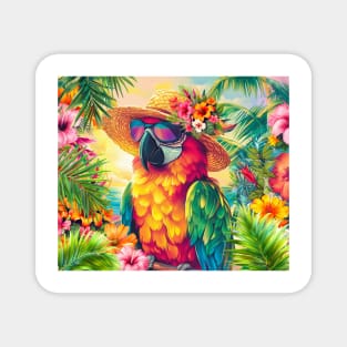 Parrot Bay Breeze Magnet