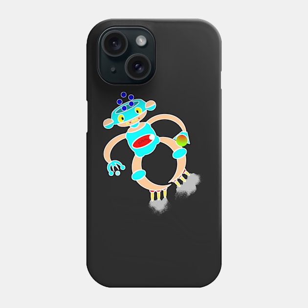 Robot T Phone Case by telberry