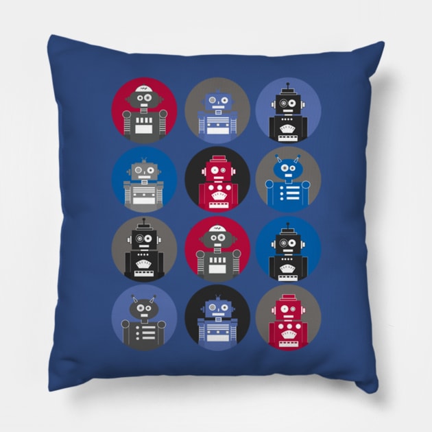 Robots Pillow by kakel