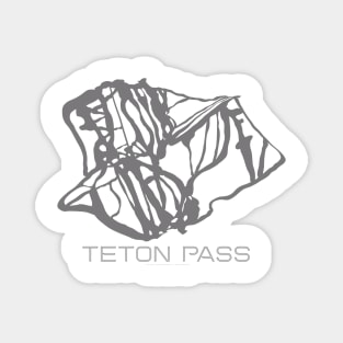 Teton Pass Resort 3D Magnet