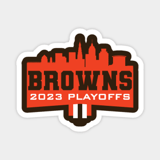 Browns 2023 Playoffs Magnet