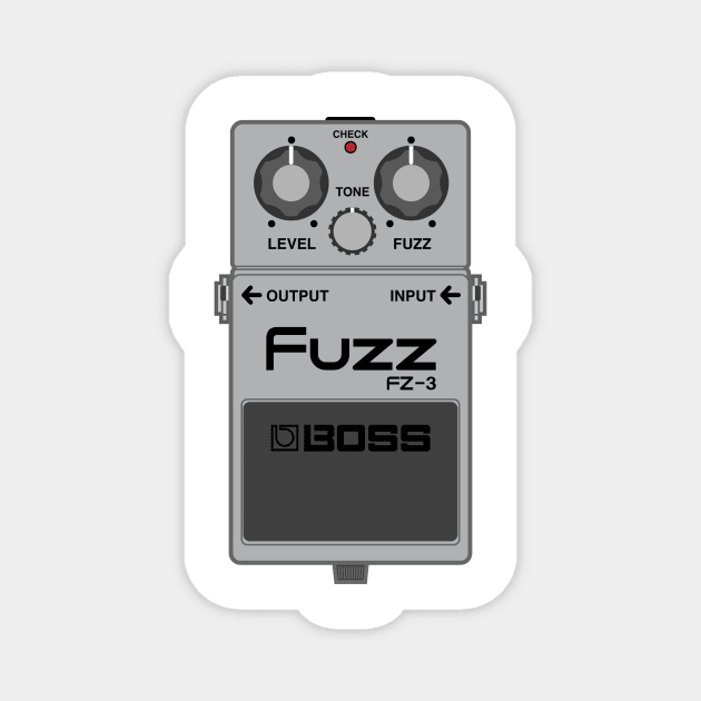 Boss FZ-3 Fuzz Guitar Effect Pedal - Boss - Magnet | TeePublic