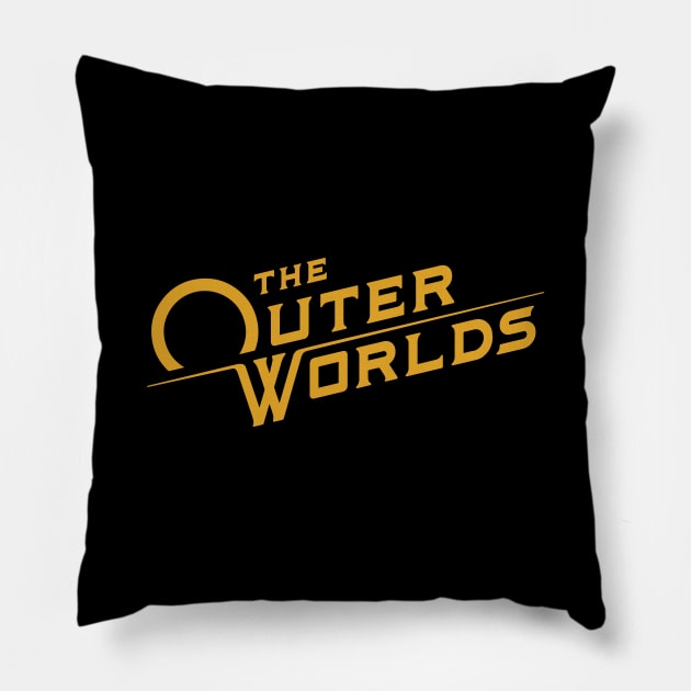 The Outer Worlds T-shirt Pillow by José Ruiz