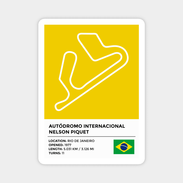 Autodromo Internacional Nelson Piquet [info] Magnet by sednoid