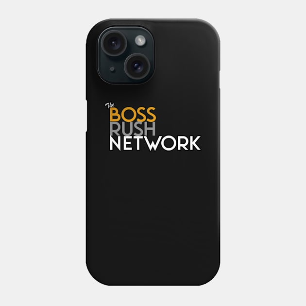 Boss Rush Network Logo (Black Creators and Black Support) Phone Case by Boss Rush Media | Boss Rush Network