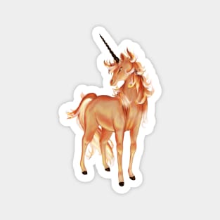 Fiery Unicorn of Fiery Fire Magnet