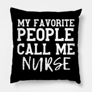 Funny Vintage Favorite Nurse Gift Idea Pillow