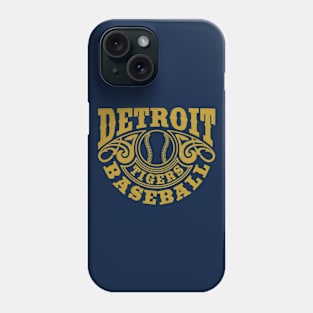 Vintage Retro Detroit Tigers Baseball Phone Case