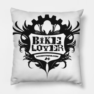 biker t-shirt Pillow