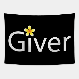 Giver artistic fun design Tapestry