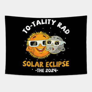 Total Solar Eclipse, 2024 Solar Eclipse, Funny Solar Eclips Tapestry