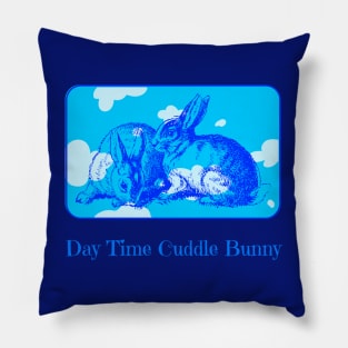 “Day Time Cuddle Bunny” Cuddling Bunnies Pillow