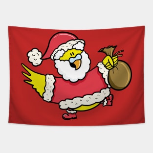 Budgie Santa is Coming to Town! Tapestry