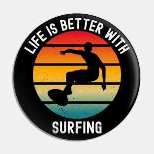 Surf lifestyle surfboard Pin