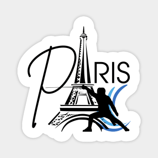 Paris summer games fencing Magnet