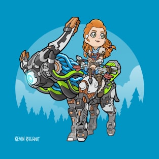 Horizon Zero Dawn Aloy & Broadside T-Shirt