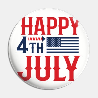 July 4, Declaration Of Independence Shirt Pin