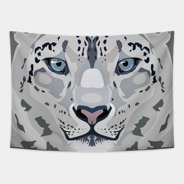 Snow Leopard Tapestry by BOEC Gear