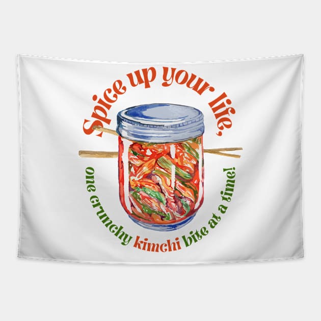 Spice up your life - Kimchi Tapestry by shopfindingbeni