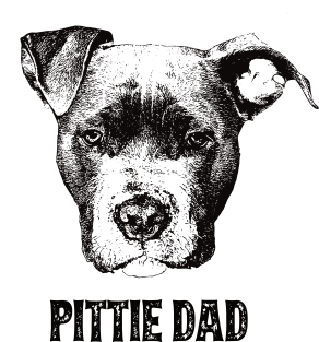 Pittie Dad American Pit Bull Terrier Magnet