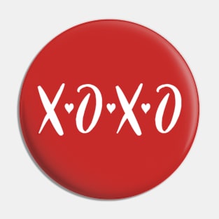 XOXO Tiny Hearts Valentine's Day Pin