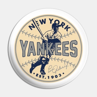 Lou Gehrig Yankees by Buck Tee Pin