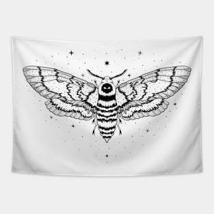 Death Moth - Acherontia Atropos Tapestry