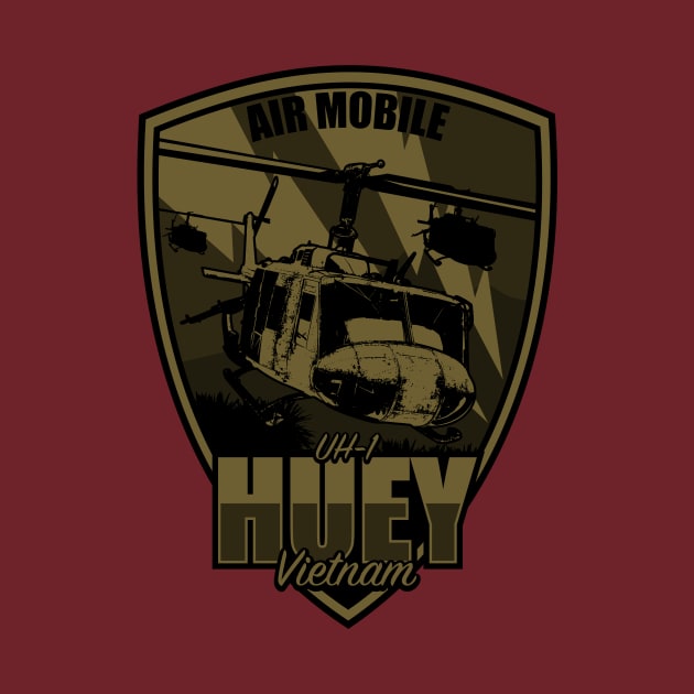 UH-1 Huey by Tailgunnerstudios