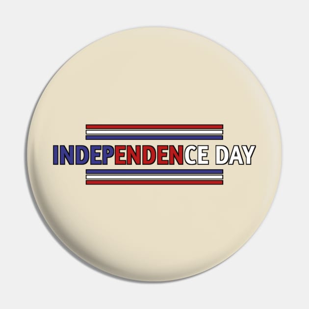 Independence Three Linee Pin by 29Butterfly_Studio