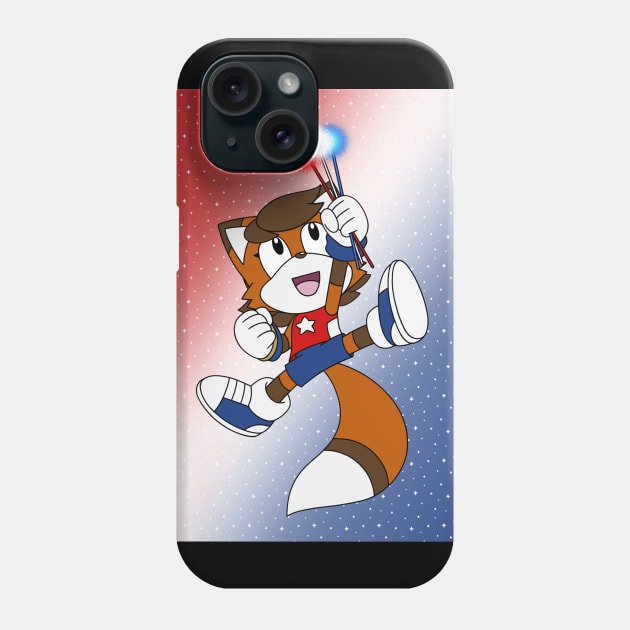 Sparkler Cinder BG Phone Case by Firestorm Fox