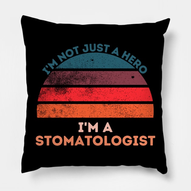 Retro Stomatologist Pillow by Jake-aka-motus