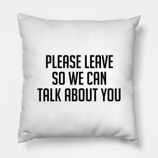 Please Leave Pillow